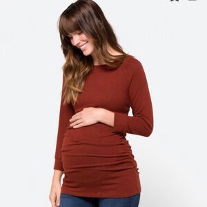 Market & Spruce Maternity long sleeve knit top